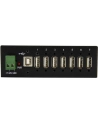 7 PORT RUGGED USB HUB StarTech.com Industrieller montierbarer 7 Port USB 2.0 Hub - Schwarz - nr 28