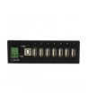7 PORT RUGGED USB HUB StarTech.com Industrieller montierbarer 7 Port USB 2.0 Hub - Schwarz - nr 9