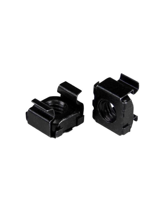 50 PKG M5 CAGE NUTS StarTech.com M5 Cage Nuts - 50 Pack, Black - M5 Mounting Cage Nuts for Server Rack & Cabinet główny