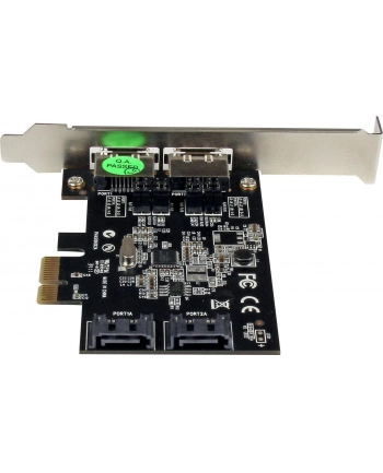 2X PCIE SATA III ESATA CARD StarTech.com 2 Port SATA III PCI Express Schnittstellenkarte - 2 Port Serial-ATA 6GB/s PCIe Karte nr 1