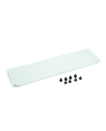 Equip RAC-ZP-X31-A1 19'' blanking panel, toolless, 1U, light grey