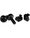 StarTech.com 100 PKG M6 SCREWS & CAGE NUTS M6 CAGE NUTS M6X12MM BLACK - nr 10