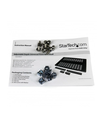 StarTech.com ADJUSTABLE DEPTH FIXED SHELF IN nr 1