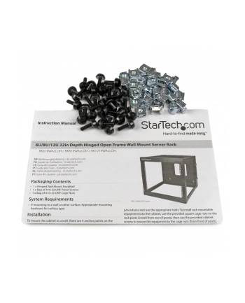 StarTech.com 6U 22 WALL MOUNT SERVER RACK IN