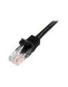 1M BLACK CAT 5E PATCH CABLE StarTech.com 1m Cat5e RJ45 UTP Netzwerkkabel Snagless - Cat 5e Patchkabel - Schwarz - Stecker / Stecker - nr 2