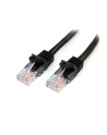 1M BLACK CAT 5E PATCH CABLE StarTech.com 1m Cat5e RJ45 UTP Netzwerkkabel Snagless - Cat 5e Patchkabel - Schwarz - Stecker / Stecker - nr 8