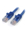1M BLUE CAT 5E PATCH CABLE StarTech.com 1m Cat5e RJ45 UTP Netzwerkkabel Snagless - Cat 5e Patchkabel - Blau - Stecker / Stecker - nr 3