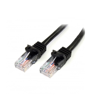 2M BLACK CAT 5E PATCH CABLE StarTech.com 2m Cat5e RJ45 UTP Netzwerkkabel Snagless - Cat 5e Patchkabel - Schwarz - Stecker / Stecker nr 1