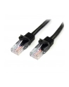 2M BLACK CAT 5E PATCH CABLE StarTech.com 2m Cat5e RJ45 UTP Netzwerkkabel Snagless - Cat 5e Patchkabel - Schwarz - Stecker / Stecker - nr 7
