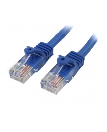2M BLUE CAT 5E PATCH CABLE StarTech.com 2m Cat5e RJ45 UTP Netzwerkkabel Snagless - Cat 5e Patchkabel - Blau - Stecker / Stecker nr 1