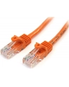 3M ORANGE CAT 5E PATCH CABLE StarTech.com 3m Cat5e RJ45 UTP Netzwerkkabel Snagless - Cat 5e Patchkabel - Orange - Stecker / Stecker - nr 19