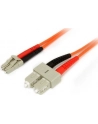 FIBER PATCH CABLE LC - SC StarTech.com 2 m Multimode 50/125 Duplex LWL-Patchkabel LC - SC - Glasfaser Netzwerkkabel - nr 15