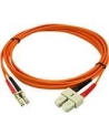 FIBER PATCH CABLE LC - SC StarTech.com 2 m Multimode 50/125 Duplex LWL-Patchkabel LC - SC - Glasfaser Netzwerkkabel - nr 24