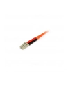 FIBER PATCH CABLE LC - SC StarTech.com 2 m Multimode 50/125 Duplex LWL-Patchkabel LC - SC - Glasfaser Netzwerkkabel - nr 7