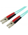 2M AQUA FIBER PATCH CABLE StarTech.com 2 m 10 GB Aqua Multimode 50/125 Duplex LSZH LWL-Patchkabel LC - LC - Glasfaser Netzwerkkabel - nr 15