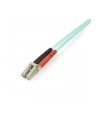 2M AQUA FIBER PATCH CABLE StarTech.com 2 m 10 GB Aqua Multimode 50/125 Duplex LSZH LWL-Patchkabel LC - LC - Glasfaser Netzwerkkabel - nr 9