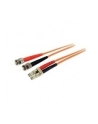 1M FIBER PATCH CABLE LC - ST StarTech.com 1m Multimode 62,5/125 Duplex LWL-Patchkabel LC - ST - Glasfaser Netzwerkkabel - nr 9
