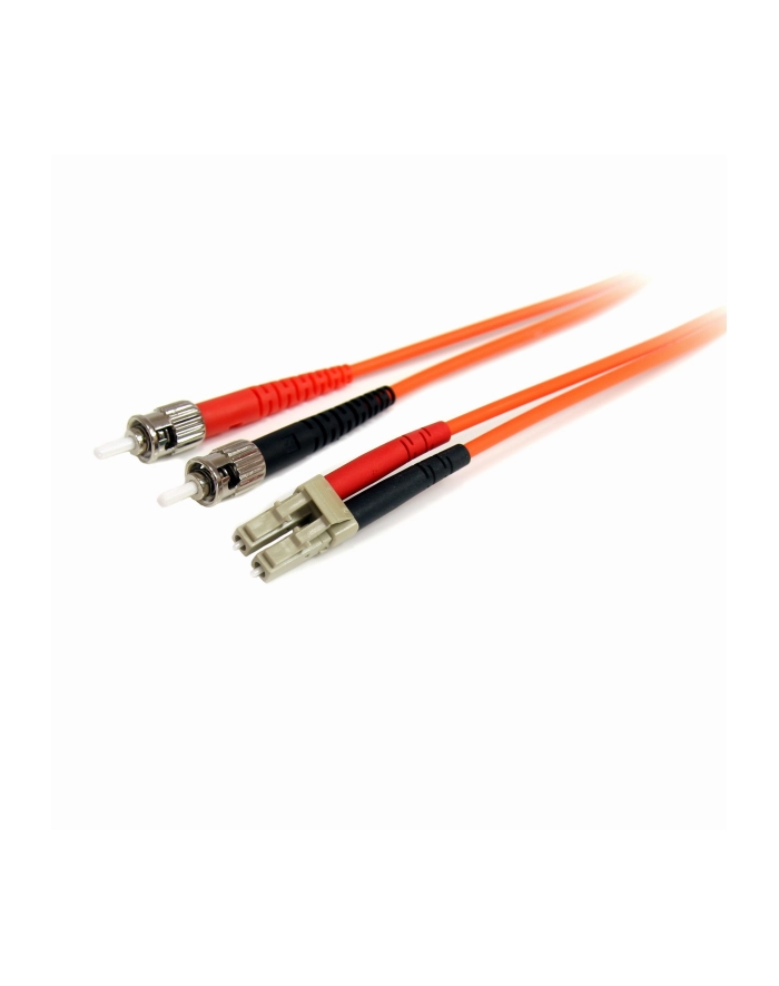 3M FIBER PATCH CABLE LC - ST StarTech.com 3m Multimode 62,6/125 Duplex LWL/Glasfaser Patchkabel LC/ST główny