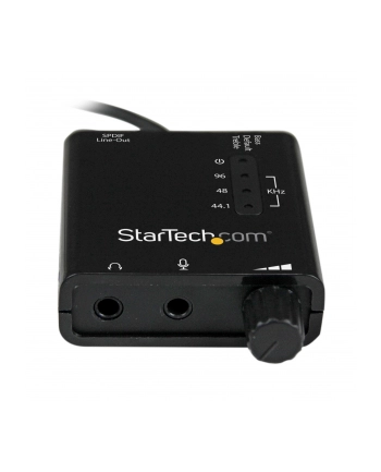 USB SOUND CARD ADAPTER W SPDIF StarTech.com USB Audio Adapter - Externe USB Soundkarte mit SPDIF Digital Audio mit 2x 3,5mm Klinke - USB auf Audio Konverter - Schwarz nr 2