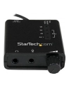 USB SOUND CARD ADAPTER W SPDIF StarTech.com USB Audio Adapter - Externe USB Soundkarte mit SPDIF Digital Audio mit 2x 3,5mm Klinke - USB auf Audio Konverter - Schwarz - nr 29