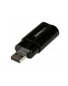 USB AUDIO ADAPTER StarTech.com USB Audio Adapter - USB auf Soundkarte in Schwarz - Soundcard mit USB (Stecker) und 2x 3,5mm Klinke - nr 13