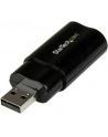 USB AUDIO ADAPTER StarTech.com USB Audio Adapter - USB auf Soundkarte in Schwarz - Soundcard mit USB (Stecker) und 2x 3,5mm Klinke - nr 30