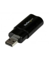 USB AUDIO ADAPTER StarTech.com USB Audio Adapter - USB auf Soundkarte in Schwarz - Soundcard mit USB (Stecker) und 2x 3,5mm Klinke - nr 4