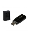 USB AUDIO ADAPTER StarTech.com USB Audio Adapter - USB auf Soundkarte in Schwarz - Soundcard mit USB (Stecker) und 2x 3,5mm Klinke - nr 7