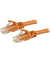 5M ORANGE CAT6 PATCH CABLE StarTech.com 5m Cat6 UTP RJ45 Gigabit Patchkabel Snagless - Cat 6 Netzwerkkabel mit Schutzmanschette - Cat.6 Patch-Kabel - Orange - nr 14