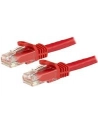 5M RED CAT6 PATCH CABLE StarTech.com 5m Cat6 UTP RJ45 Gigabit Patchkabel Snagless - Cat 6 Netzwerkkabel mit Schutzmanschette - Cat.6 Patch-Kabel - Rot - nr 14