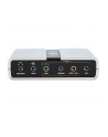 USB AUDIO ADAPTER SOUND CARD StarTech.com USB 2.0 Soundbox 7.1 Adapter - externe USB Soundkarte mit SPDIF Didital Audio - External Soundcard mit 8x 3,5mm Buchse - nr 15