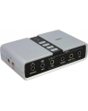 USB AUDIO ADAPTER SOUND CARD StarTech.com USB 2.0 Soundbox 7.1 Adapter - externe USB Soundkarte mit SPDIF Didital Audio - External Soundcard mit 8x 3,5mm Buchse - nr 27