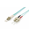 Equip DUPLEX JUMPER LC/SC 15.0M TURQUOISE OM3 LSOH - nr 4