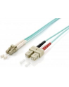 Equip DUPLEX JUMPER LC/SC 15.0M TURQUOISE OM3 LSOH - nr 6