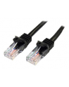 1M BLACK CAT 5E PATCH CABLE StarTech.com 1m Cat5e RJ45 UTP Netzwerkkabel Snagless - Cat 5e Patchkabel - Schwarz - Stecker / Stecker - nr 8