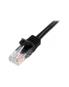 1M BLACK CAT 5E PATCH CABLE StarTech.com 1m Cat5e RJ45 UTP Netzwerkkabel Snagless - Cat 5e Patchkabel - Schwarz - Stecker / Stecker - nr 9