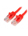 1M CAT 5E RED SNAGLESS StarTech.com 1m Cat5e RJ45 UTP Netzwerkkabel Snagless - Cat 5e Patchkabel - Rot - Stecker / Stecker - nr 1