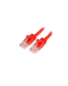 1M CAT 5E RED SNAGLESS StarTech.com 1m Cat5e RJ45 UTP Netzwerkkabel Snagless - Cat 5e Patchkabel - Rot - Stecker / Stecker - nr 2