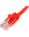 1M CAT 5E RED SNAGLESS StarTech.com 1m Cat5e RJ45 UTP Netzwerkkabel Snagless - Cat 5e Patchkabel - Rot - Stecker / Stecker - nr 3