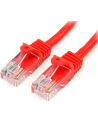 1M CAT 5E RED SNAGLESS StarTech.com 1m Cat5e RJ45 UTP Netzwerkkabel Snagless - Cat 5e Patchkabel - Rot - Stecker / Stecker - nr 4