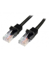 2M BLACK CAT 5E PATCH CABLE StarTech.com 2m Cat5e RJ45 UTP Netzwerkkabel Snagless - Cat 5e Patchkabel - Schwarz - Stecker / Stecker - nr 8