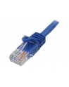 2M BLUE CAT 5E PATCH CABLE StarTech.com 2m Cat5e RJ45 UTP Netzwerkkabel Snagless - Cat 5e Patchkabel - Blau - Stecker / Stecker - nr 9