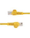 3M YELLOW CAT 5E PATCH CABLE StarTech.com 3m Cat5e RJ45 UTP Netzwerkkabel Snagless - Cat 5e Patchkabel - Gelb - Stecker / Stecker - nr 18