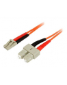 FIBER PATCH CABLE LC - SC StarTech.com 1 m Multimode 50/125 Duplex LWL-Patchkabel LC - SC - Glasfaser Netzwerkkabel - nr 10