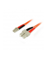 FIBER PATCH CABLE LC - SC StarTech.com 1 m Multimode 50/125 Duplex LWL-Patchkabel LC - SC - Glasfaser Netzwerkkabel - nr 12