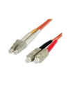 FIBER PATCH CABLE LC - SC StarTech.com 1 m Multimode 50/125 Duplex LWL-Patchkabel LC - SC - Glasfaser Netzwerkkabel - nr 2