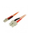 FIBER PATCH CABLE LC - SC StarTech.com 2 m Multimode 50/125 Duplex LWL-Patchkabel LC - SC - Glasfaser Netzwerkkabel - nr 11