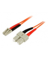 FIBER PATCH CABLE LC - SC StarTech.com 2 m Multimode 50/125 Duplex LWL-Patchkabel LC - SC - Glasfaser Netzwerkkabel - nr 8