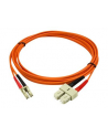 FIBER PATCH CABLE LC - SC StarTech.com 2 m Multimode 50/125 Duplex LWL-Patchkabel LC - SC - Glasfaser Netzwerkkabel - nr 9