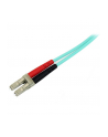 2M AQUA FIBER PATCH CABLE StarTech.com 2 m 10 GB Aqua Multimode 50/125 Duplex LSZH LWL-Patchkabel LC - LC - Glasfaser Netzwerkkabel - nr 12